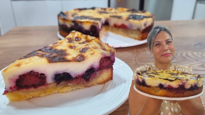 Kuchen de frutos rojos