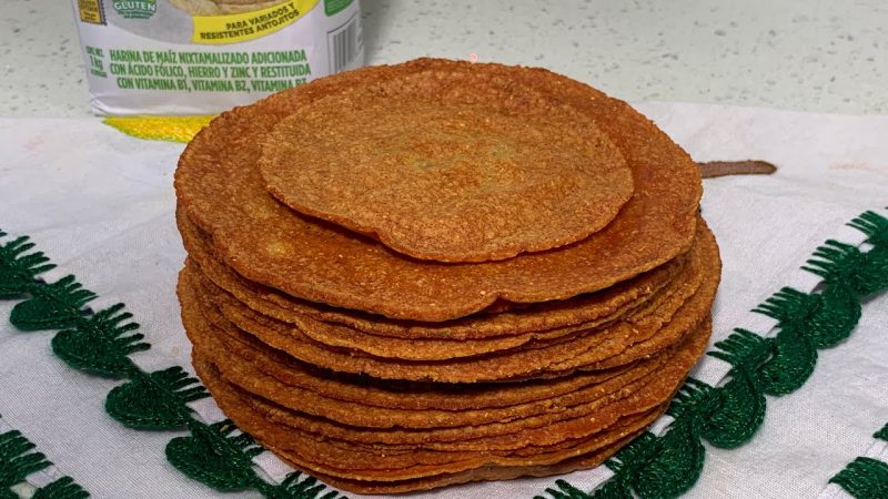 Tortillas de cúrcuma