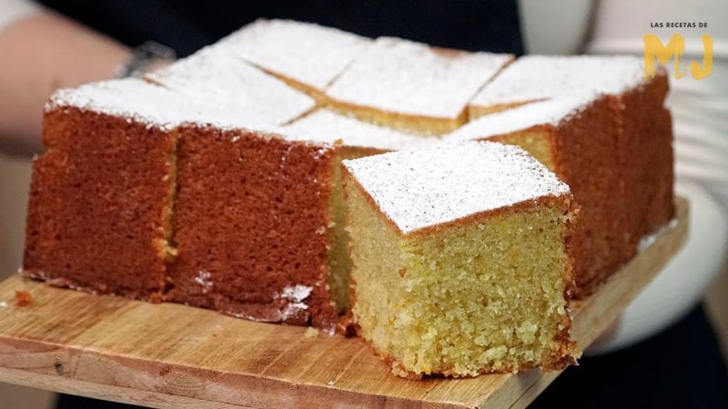 Bizcocho de almendras y naranja