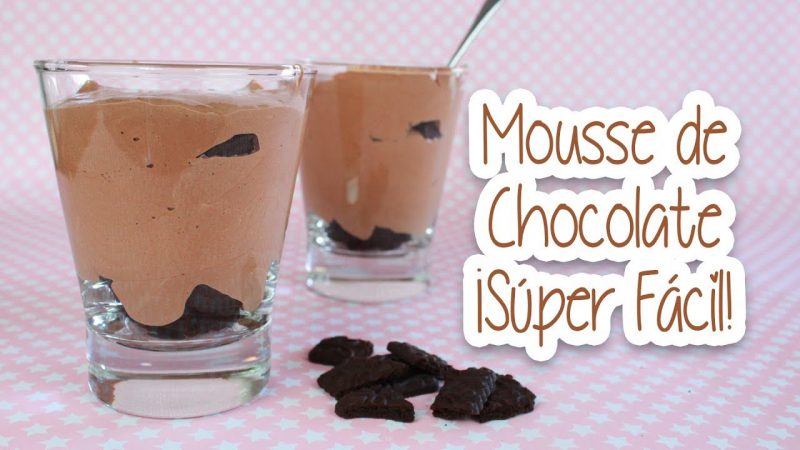 Mousse de chocolate fácil