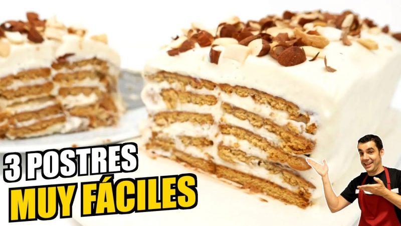 3 Postres fáciles