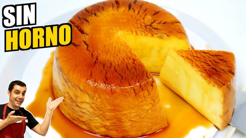 Flan sin horno