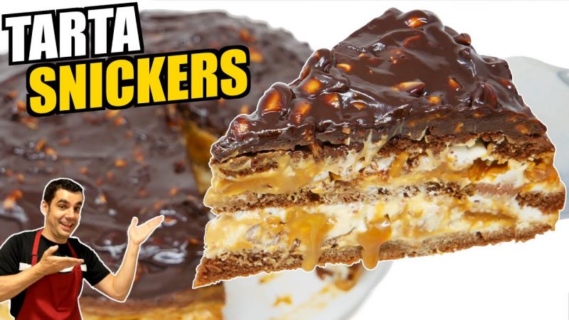 Pastel de Snickers