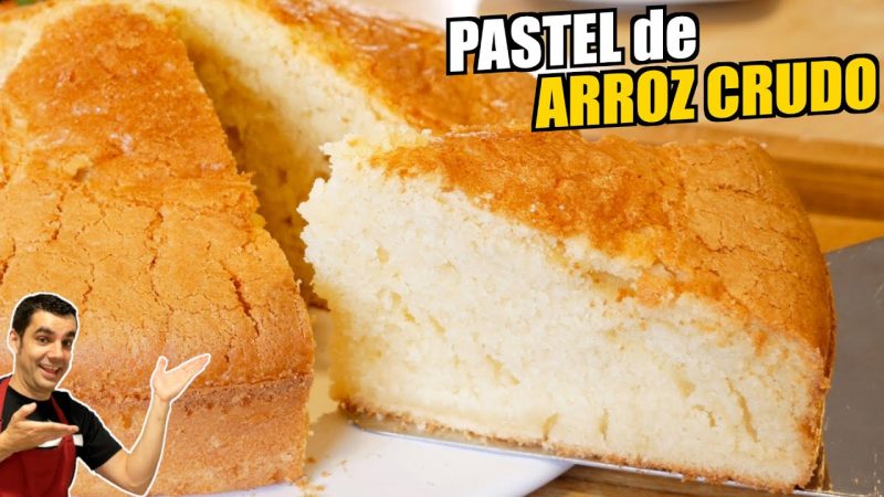 Pastel de arroz crudo