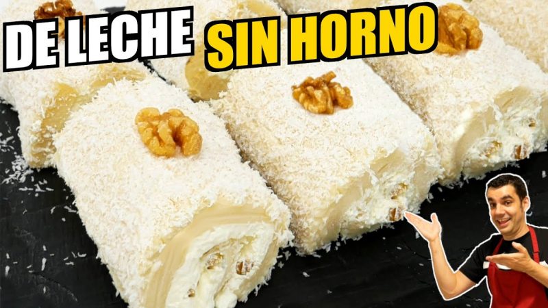 Postre cremoso sin horno