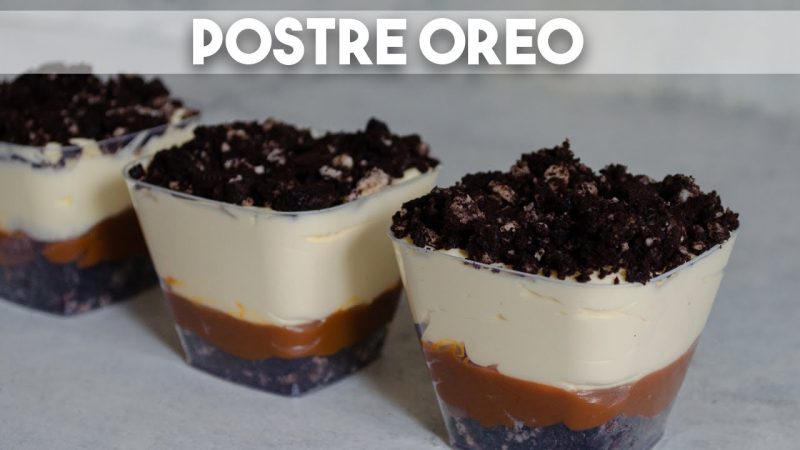 Postre Oreo