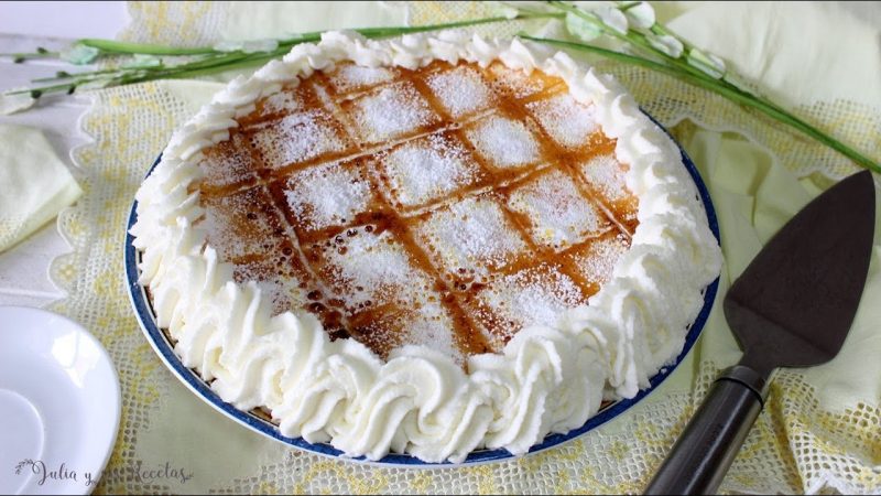 Tarta capuchina o tarta de yemas