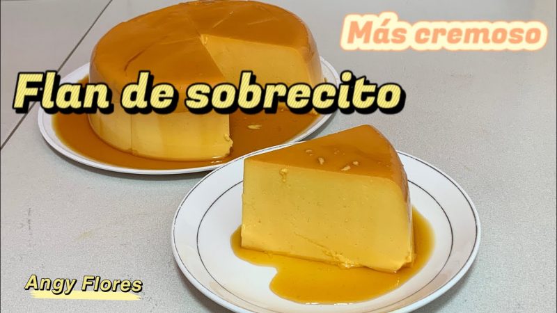 Flan de sobrecito pero más rico