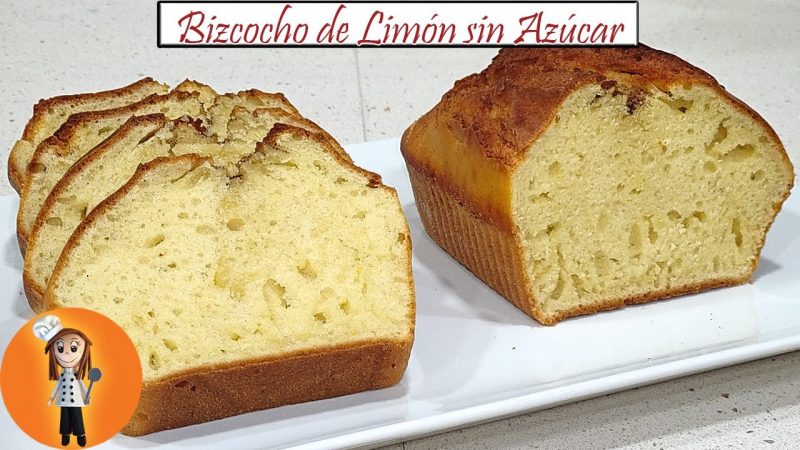 Bizochuelo de limón sin azúcar