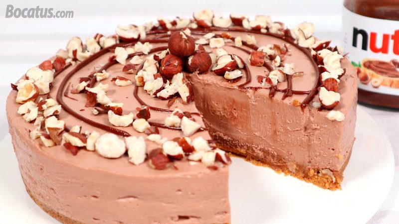 Cheesecake de Nutella sin horno