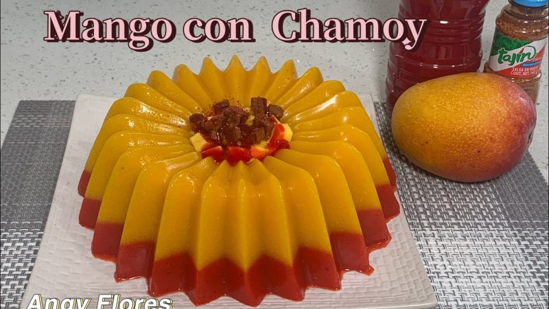 Gelatina de mango