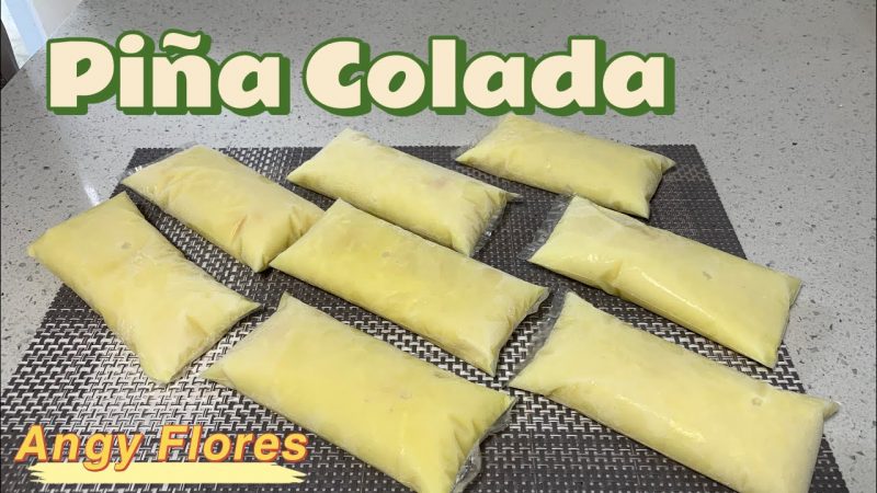 Helados de piña colada