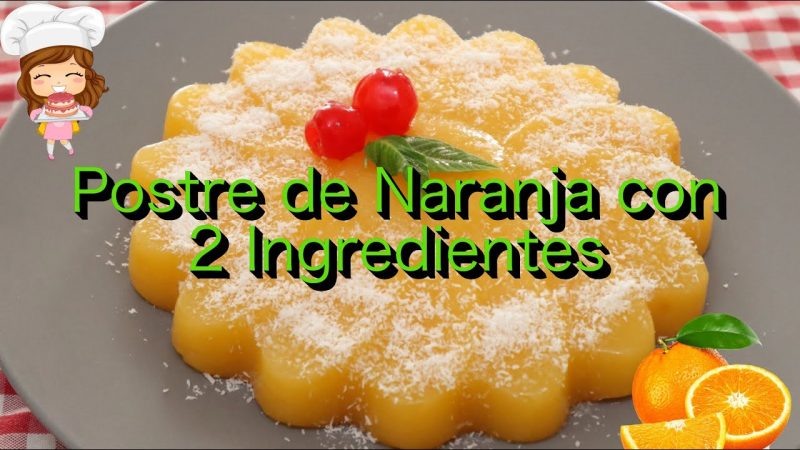 Postre de naranja