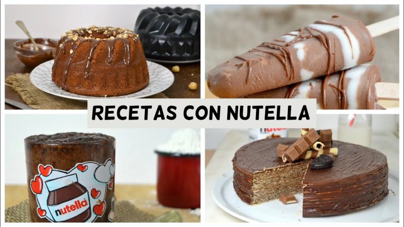 Recetas con Nutella