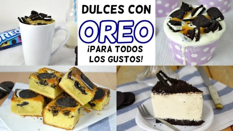 Recetas con Oreo