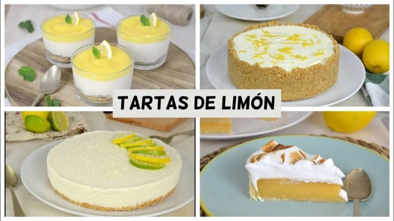 Recetas de tartas de limón