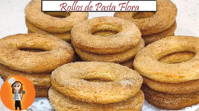 Rollos de pasta flora