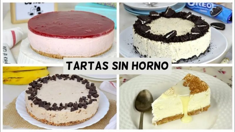 Tartas sin horno