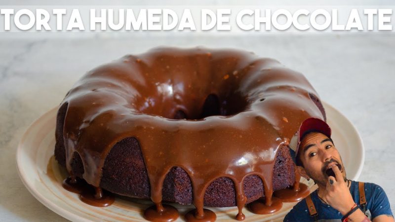 Torta húmeda de chocolate