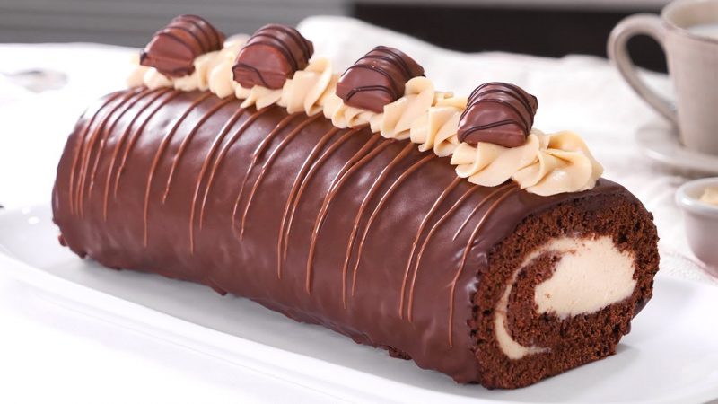 Brazo Gitano de Kinder y chocolate