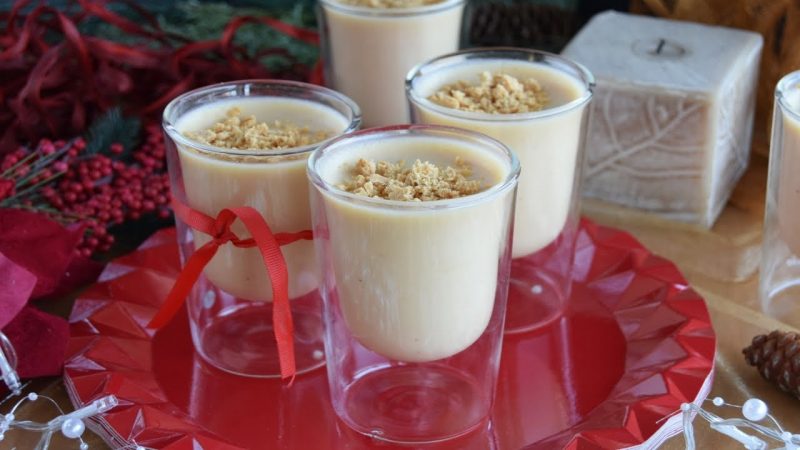 Panna cotta de turrón