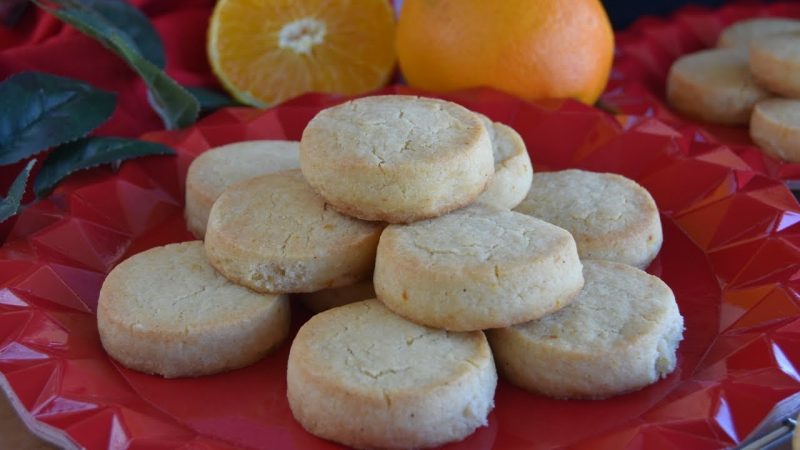 Polvorones de naranja