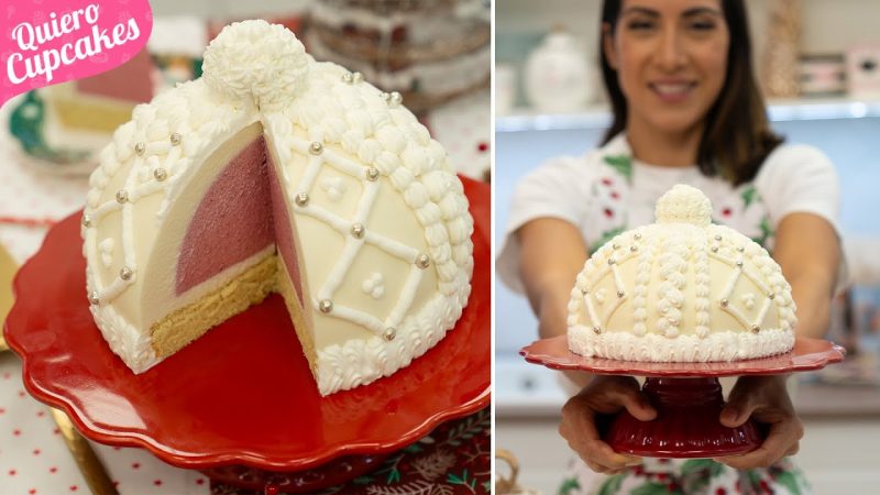 Tarta fría de chocolate blanco